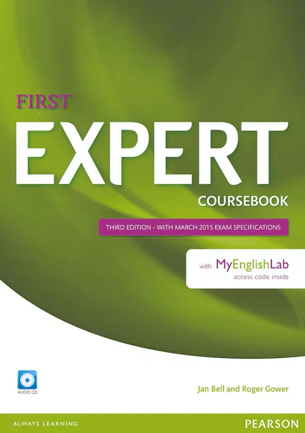 Expert First Coursebook Third Edition + MyEnglishLab Pack