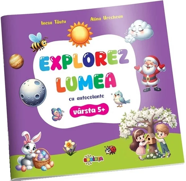 Explorez lumea cu autocolante 5 ani+