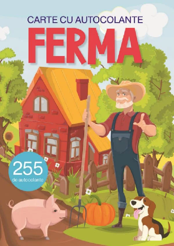 Ferma. Carte cu autocolante