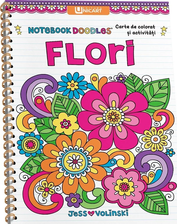 Flori. Carte de colorat si activitati