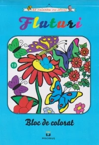 Fluturi - Bloc de colorat