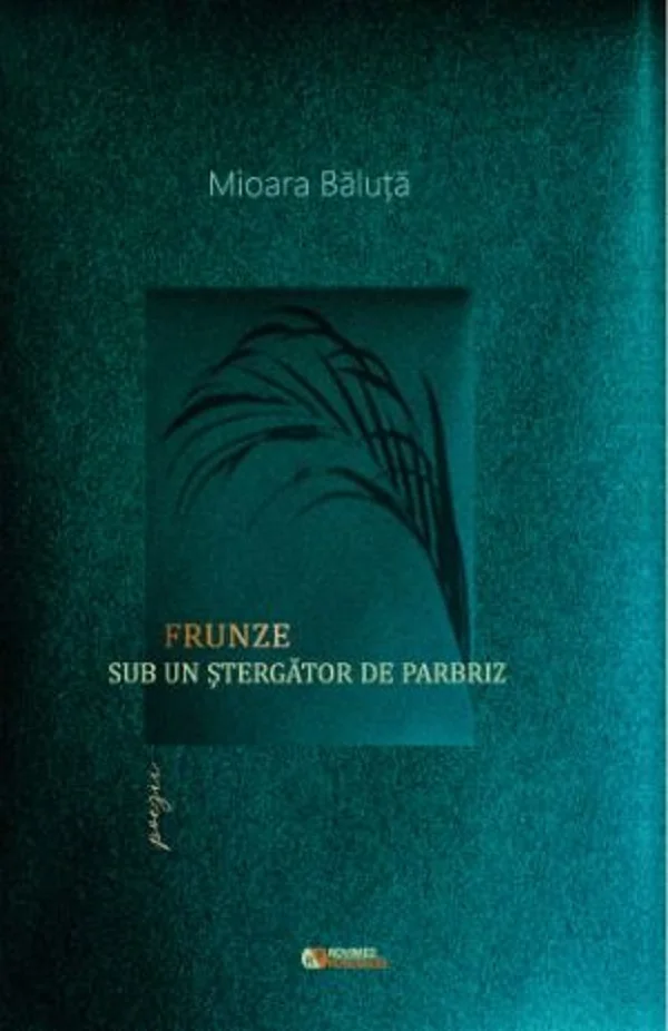 Frunze sub un stergator de parbriz