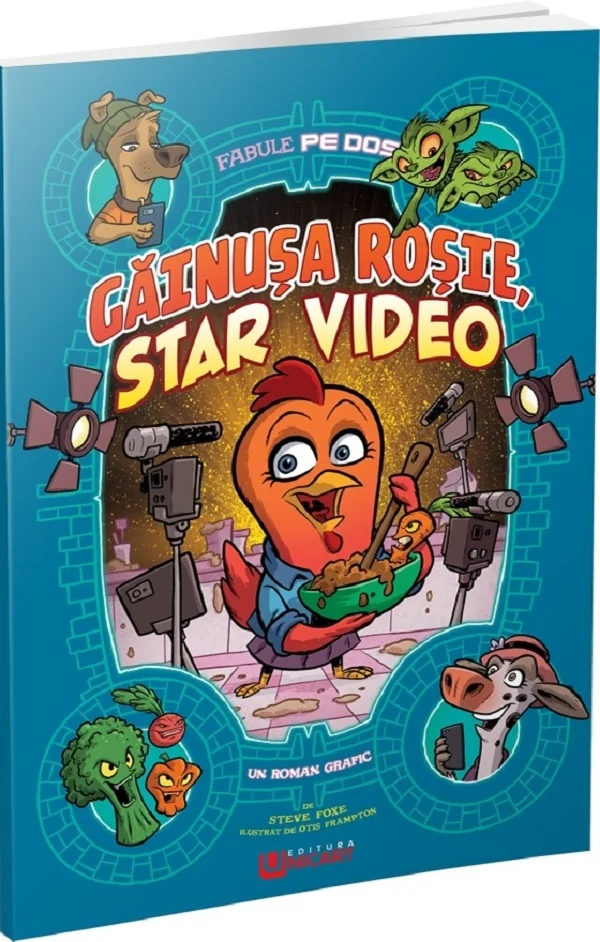 Gainusa Rosie, star video. Fabule pe dos (benzi desenate)