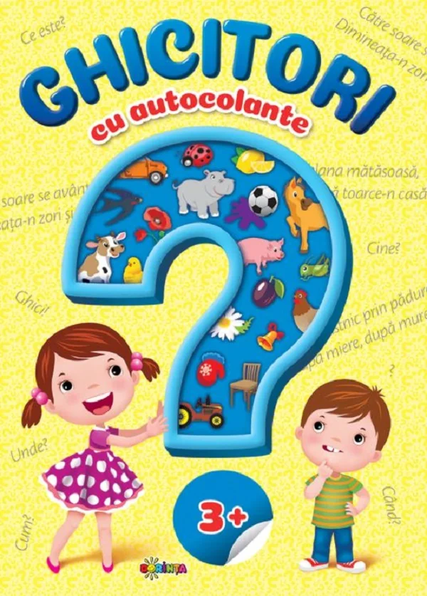 Ghicitori cu autocolante +3 ani