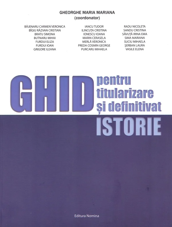 Ghid pentru titularizare si definitivat istorie