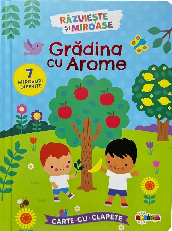 Gradina cu arome. Carte cu clapete. Razuieste si miroase!