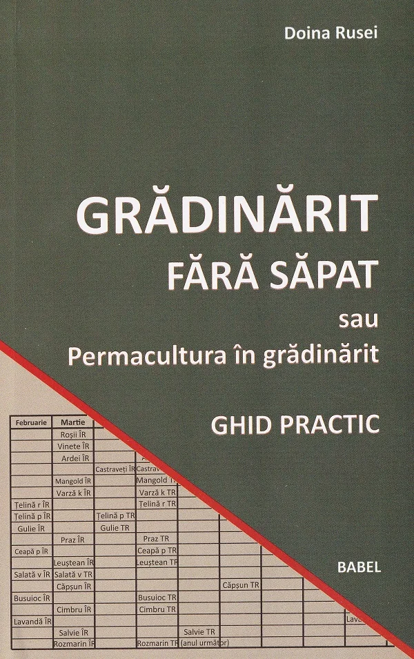 Gradinarit fara sapat sau permacultura in gradinarit. Ghid practic
