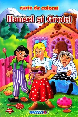 Hansel si Gretel B5 - Carte de colorat