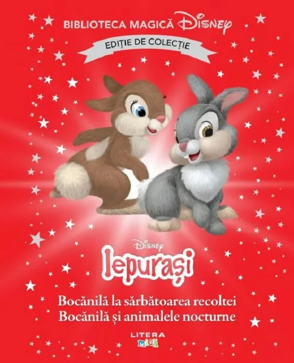 Iepurasi. Bocanila la sarbatoarea recoltei. Bocanila si animalele nocturne. Biblioteca magica Disney