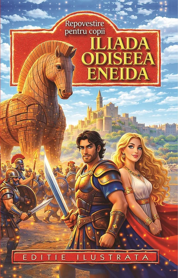 Iliada, Odiseea, Eneida repovestite pentru copii