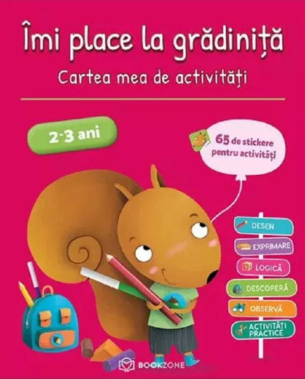 Imi place la gradinita 2-3 ani