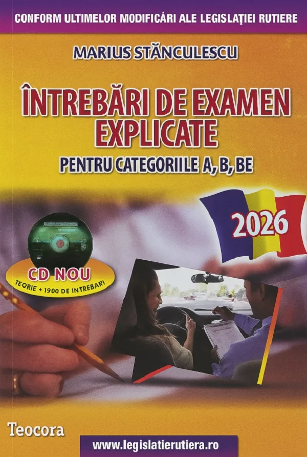 Intrebari de examen explicate pentru categoriile A, B, BE + CD