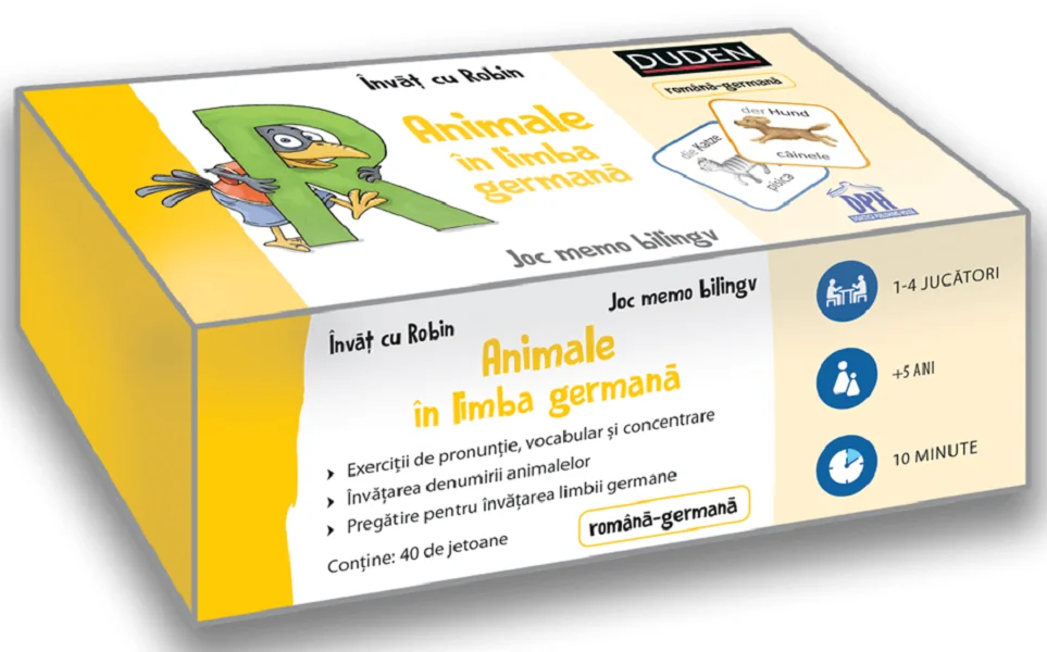 Invat cu Robin. Animale in limba germana