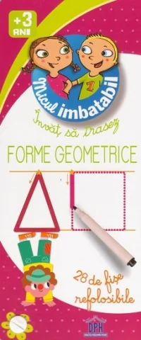 Invat sa trasez forme geometrice 3 ani+ Micul Imbatabil