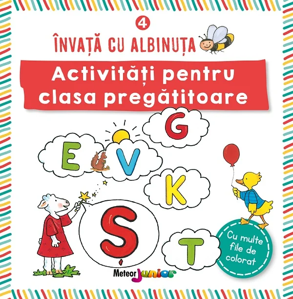 Invata cu albinuta Vol:4. Activitati pentru clasa pregatitoare