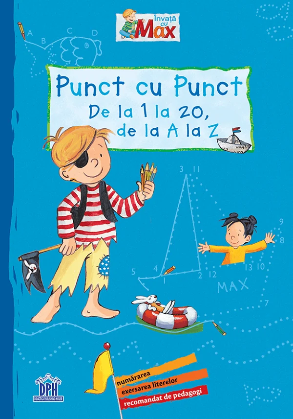 Invata cu Max. Punct cu punct: de la 1 la 20, de la A la Z - Sabine Kraushaar, Heidrun Bonnet