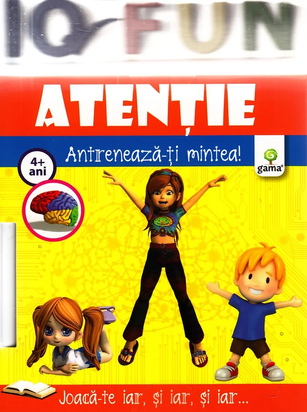 Iq Fun - Atentie - Antreneaza-ti mintea! 4+ ani