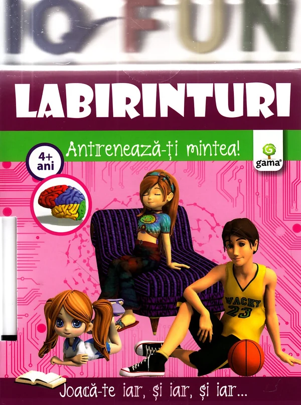 Iq Fun - Labirinturi - Antreneaza-Ti Mintea! 4+ Ani
