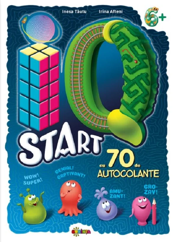 IQ start cu 70 autocolante +6 ani