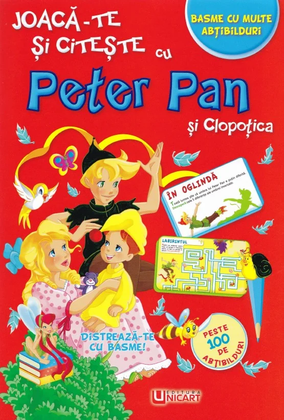 Joaca-te si citeste cu Peter Pan si Clopotica