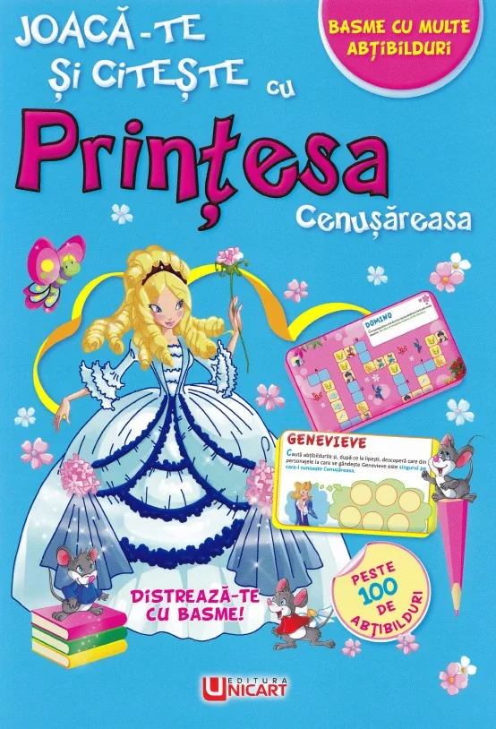 Joaca-te si citeste cu printesa Cenusareasa