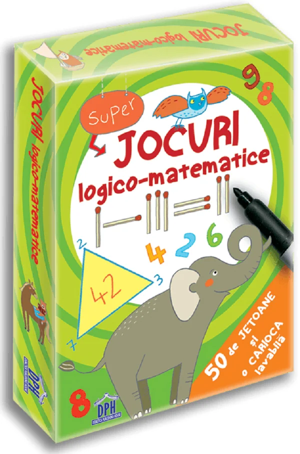 Jocuri logico-matematice. 50 de jetoane