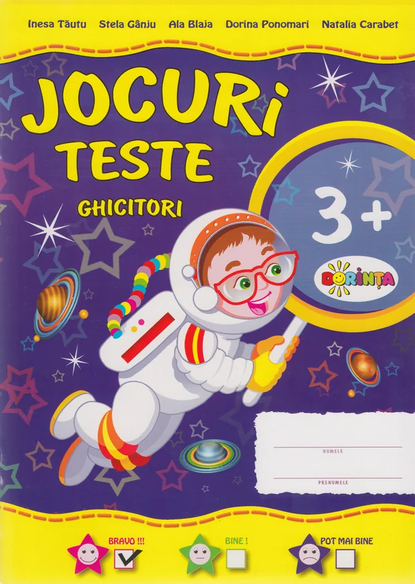 Jocuri. Teste. Ghicitori 3 Ani+ - Inesa Tautu
