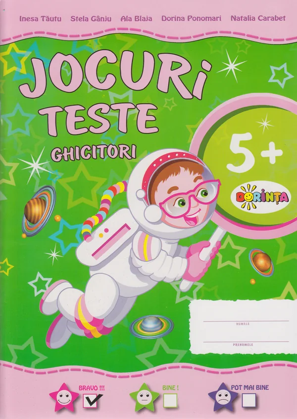 Jocuri. Teste. Ghicitori 5 Ani+ - Inesa Tautu