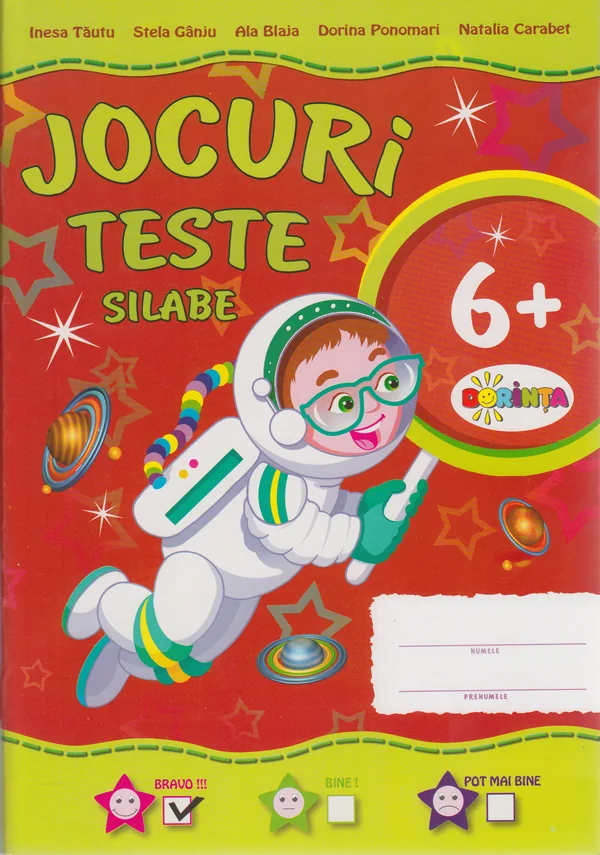 Jocuri. Teste. Silabe 6 Ani+ - Inesa Tautu