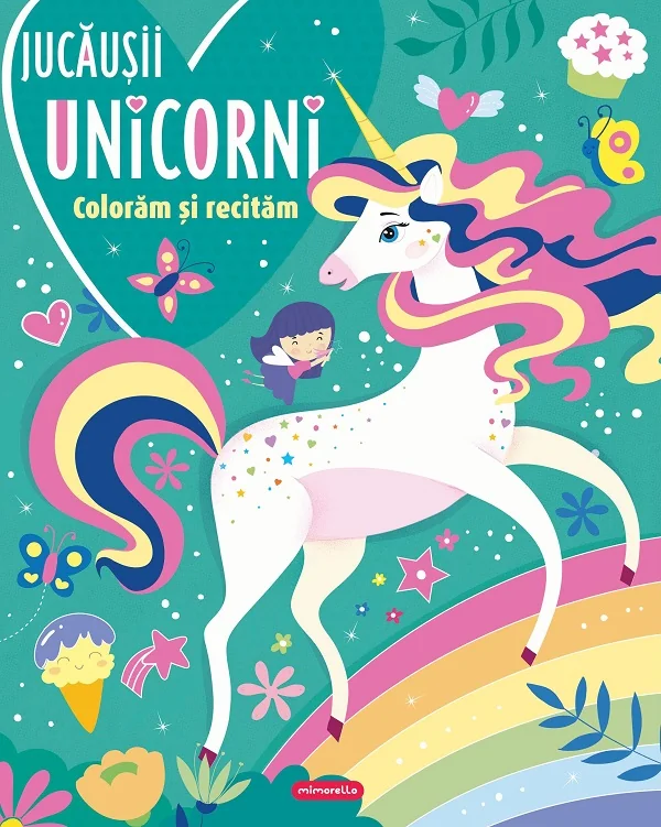 Jucausii unicorni. Coloram si recitam
