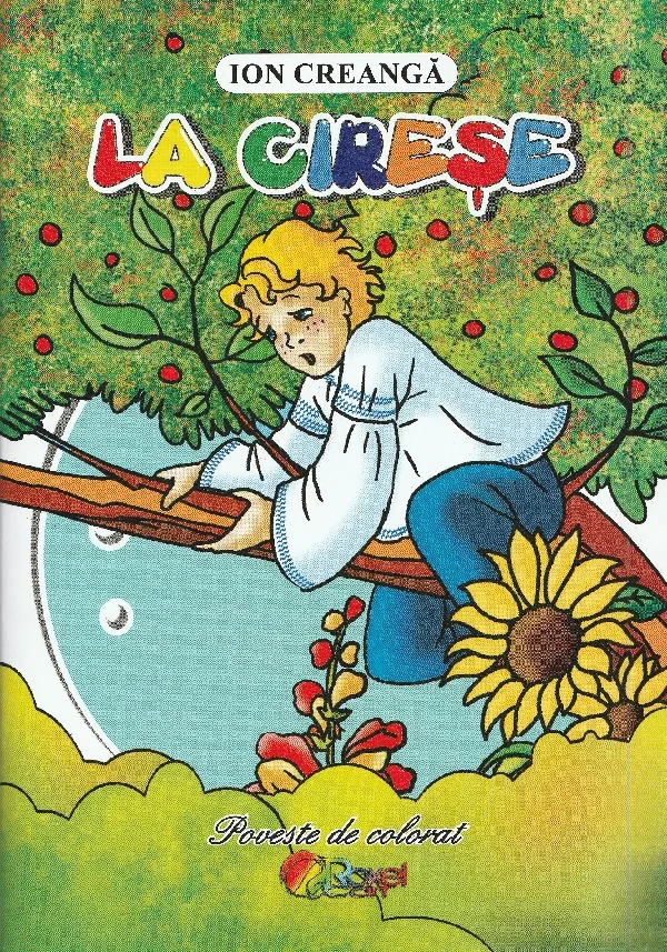 La cirese. Carte de colorat