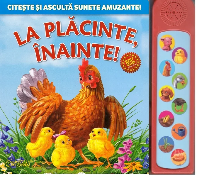 La placinte, inainte! Carte cu sunete