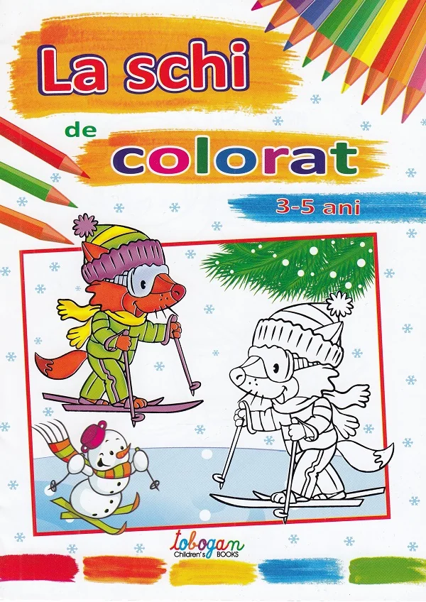 La schi de colorat