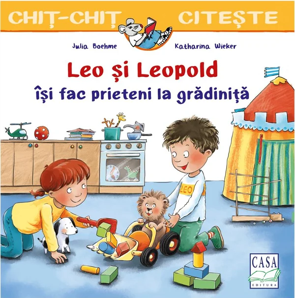 Leo si Leopold isi fac prieteni la gradinita - Julia Boehme, Katharina Wieker