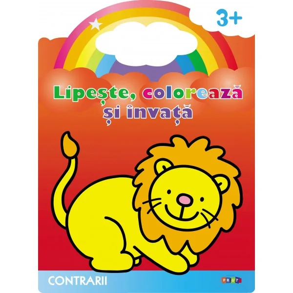 Lipeste, coloreaza si invata contrarii 3 ani+