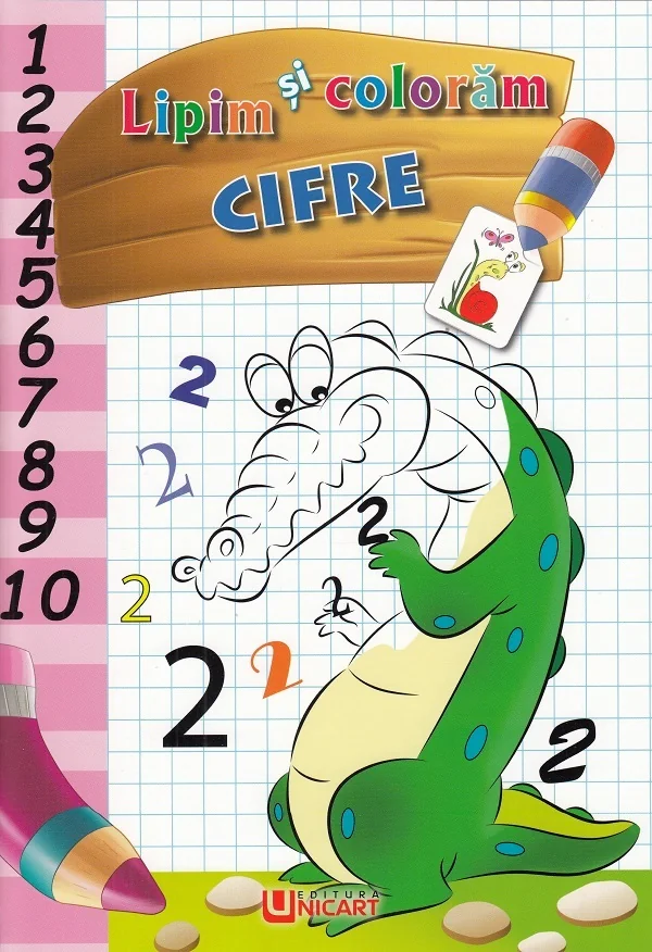 Lipim si coloram: Cifre