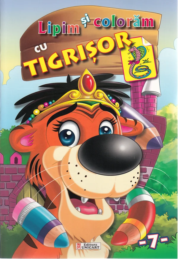 Lipim si coloram cu Tigrisor