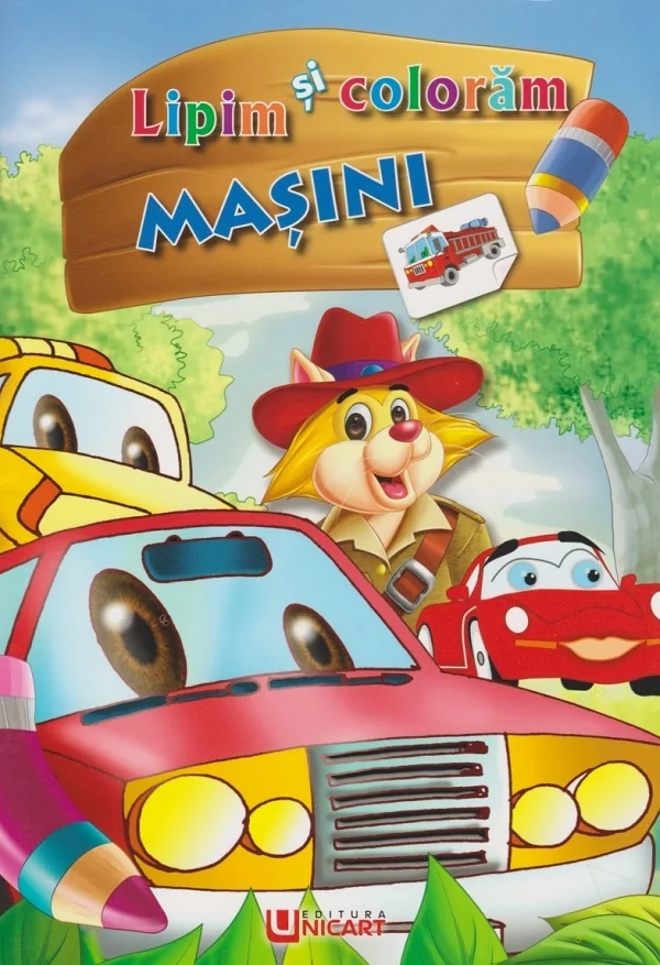 Lipim si coloram. Masini