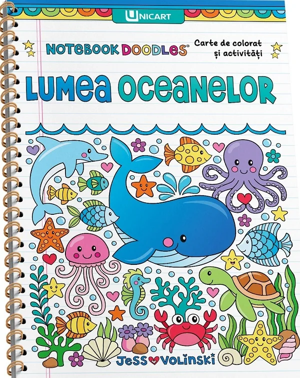 Lumea oceanelor. Carte de colorat si activitati