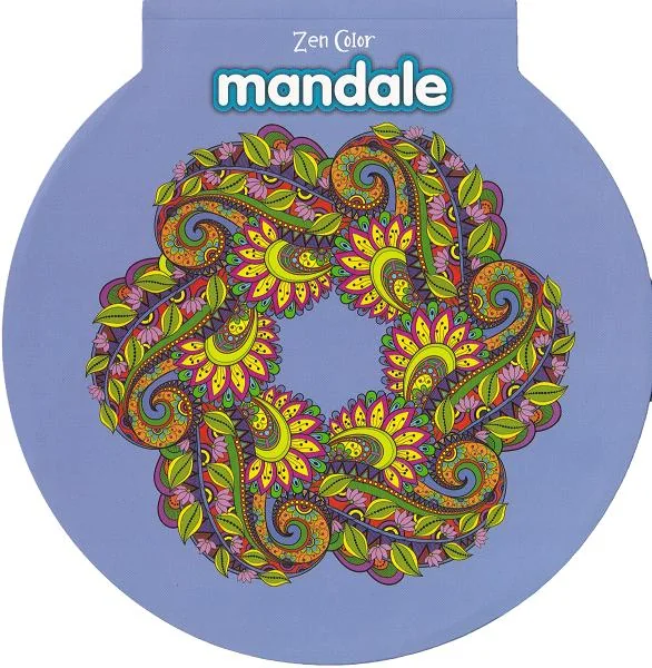 Mandale flori. Zen color