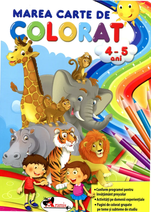 Marea carte de colorat 4-5 ani