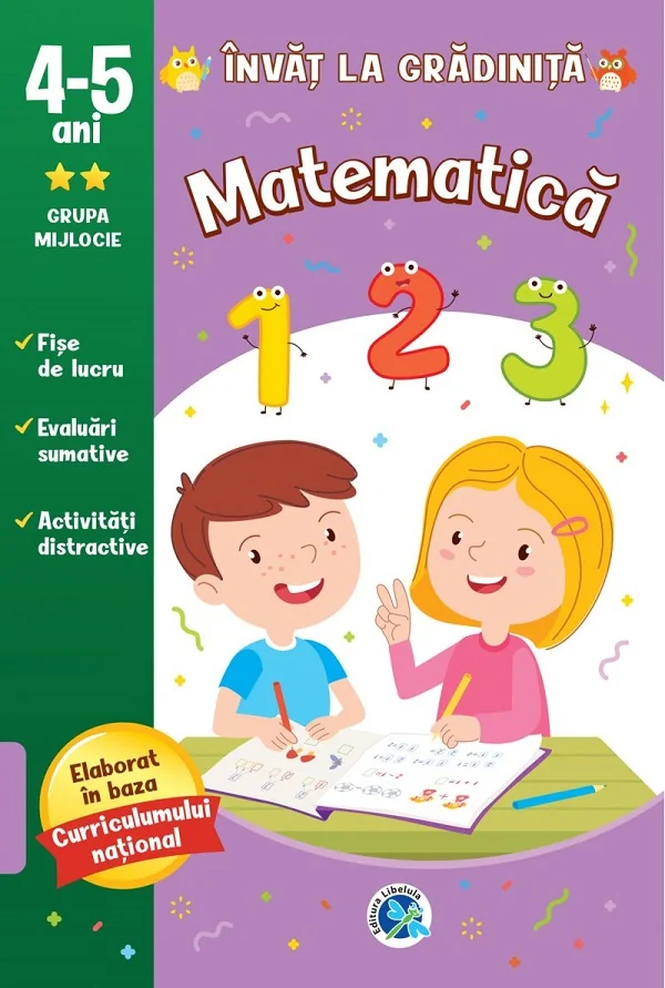 Matematica: 4-5 ani grupa mijlocie. Invat la gradi
