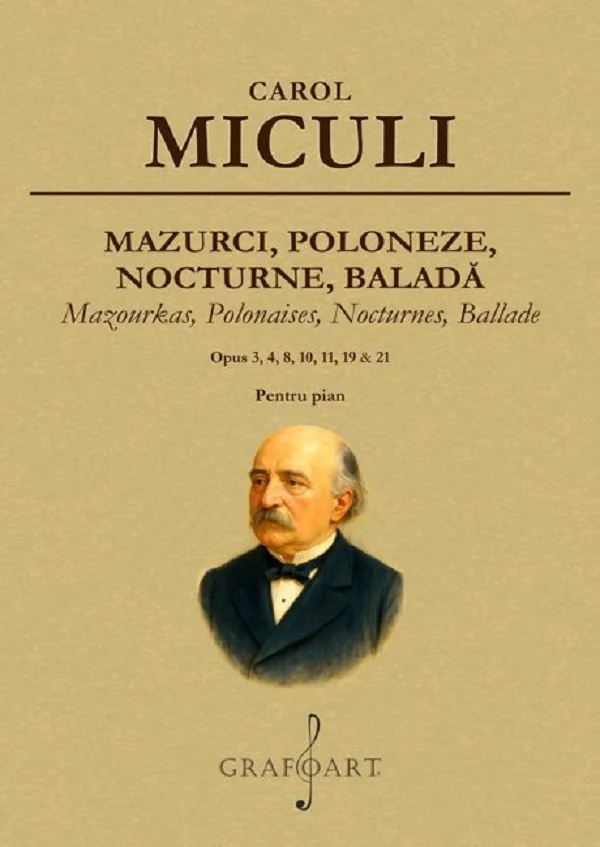 Mazurci, Poloneze, Nocturne, Balada. Opus 3, 4, 8, 10, 11, 19, 21 pentru pian