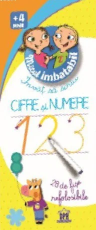 Micul imbatabil - Invat sa scriu cifre si numere - 4+