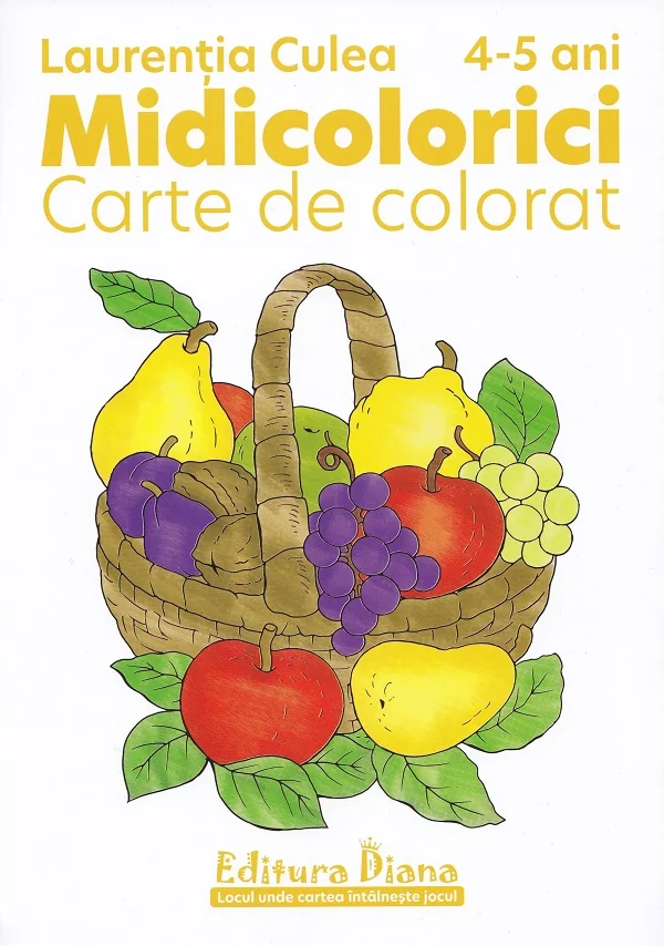 Midicolorici. Carte de colorat 4-5 ani