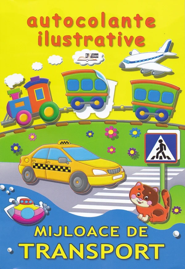 Mijloace de transport. Autocolante ilustrative