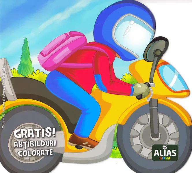 Motocicleta. Abtibilduri colorate