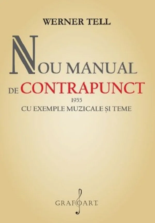 Nou manual de Contrapunct 1955 cu exemple muzicale si teme