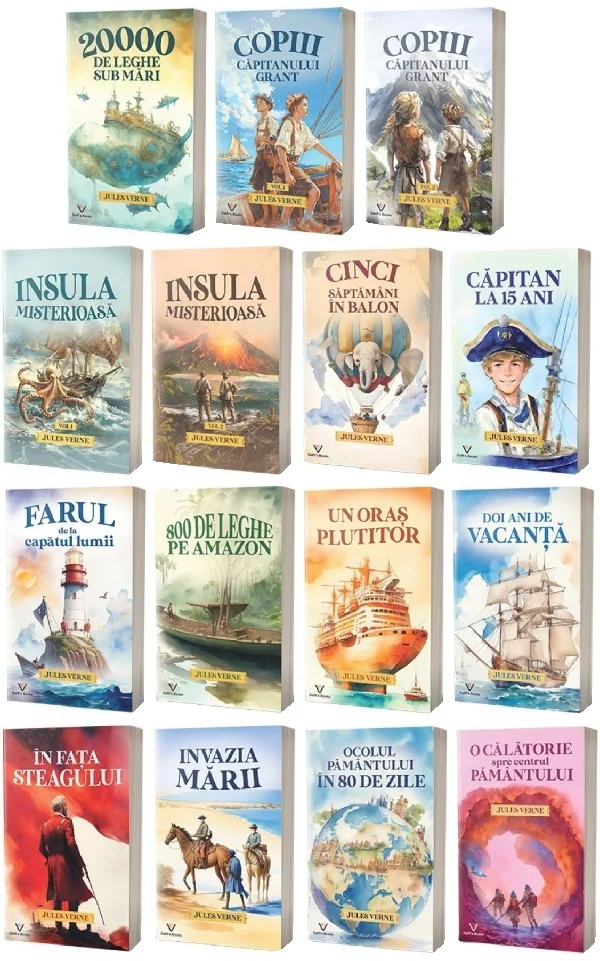 Pachet 15 volume: Jules Verne