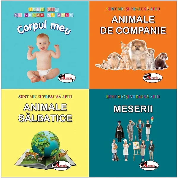Pachet 16: 4 carti. Sunt mic si vreau vreau sa aflu